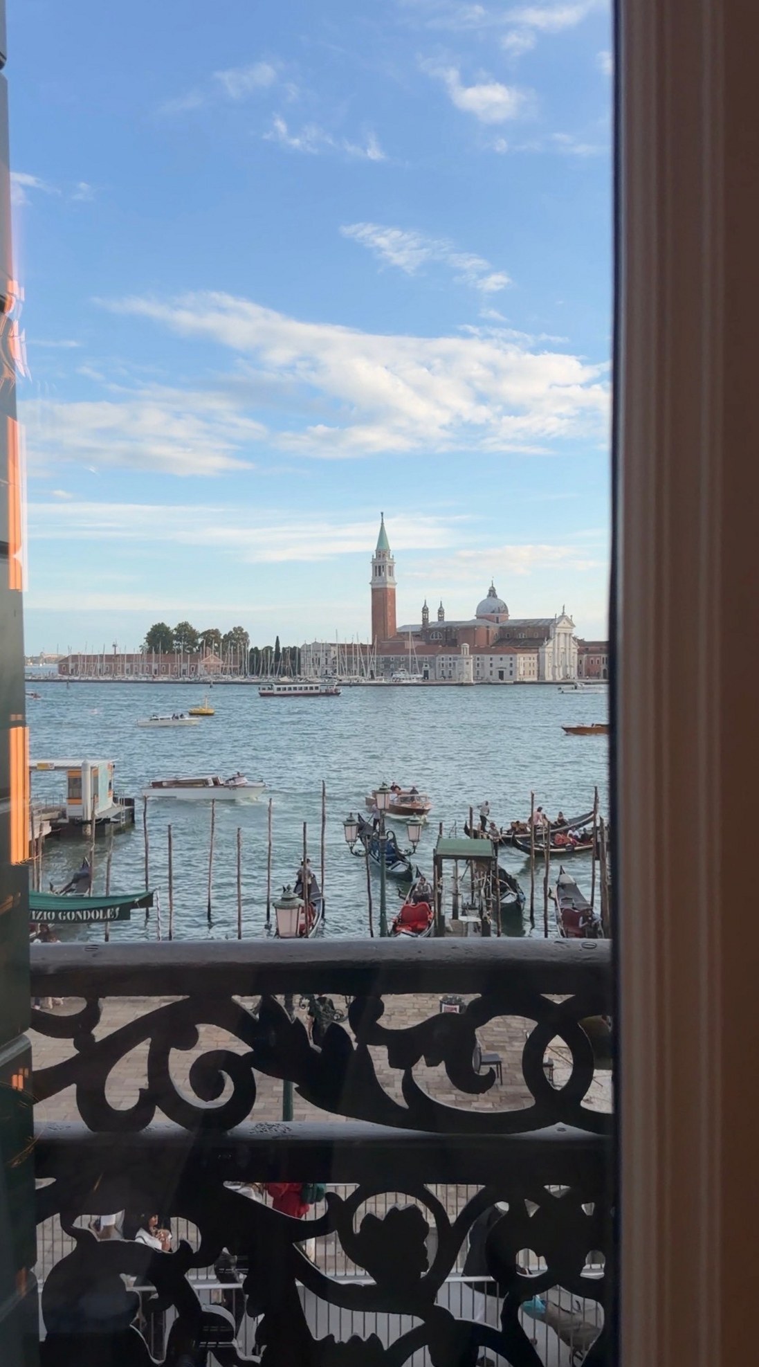 San Giorgio Maggiore from a balcony at the Danieli