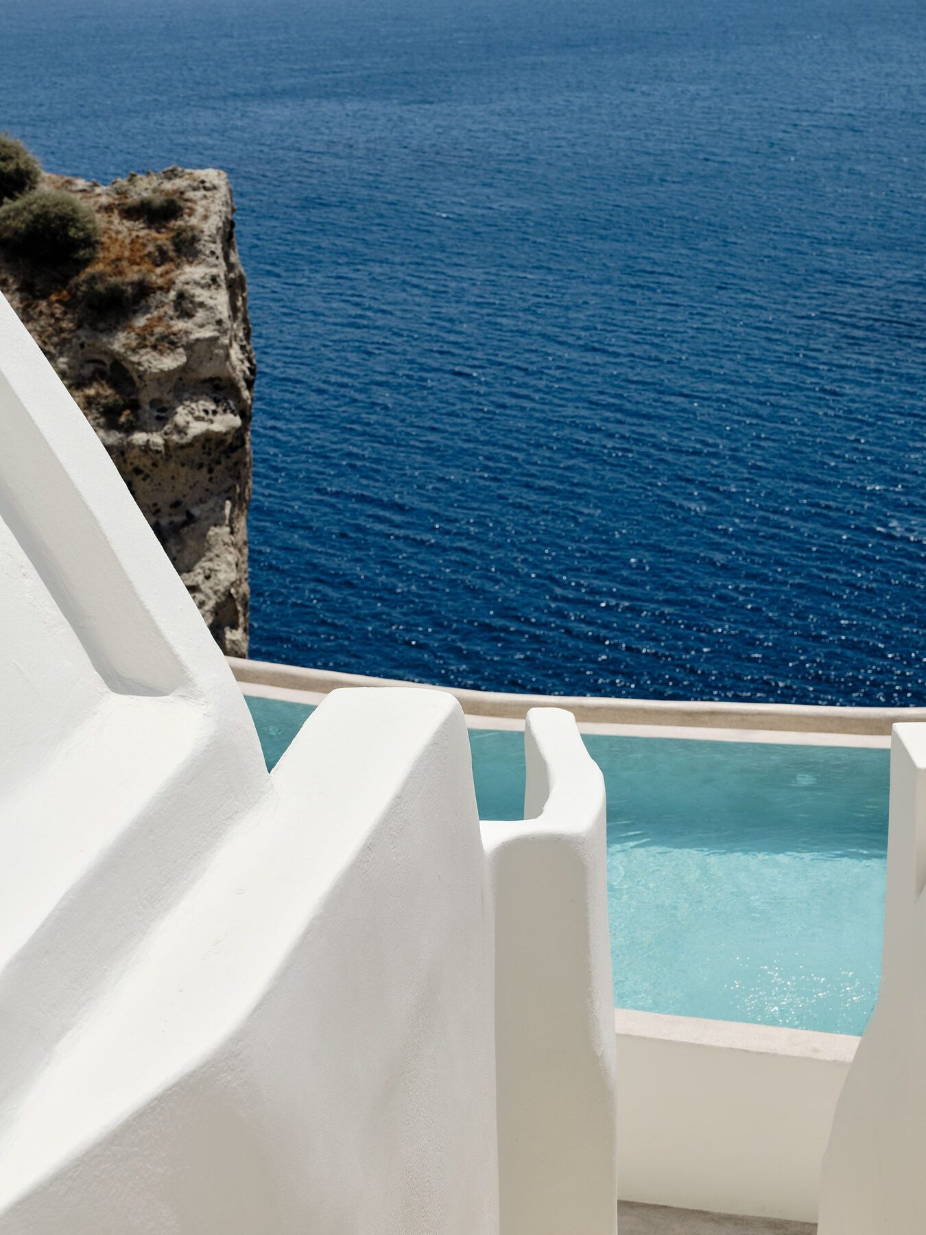 The Greece Collection, Issue No. 01 — a whitewashed terrace above the Aegean