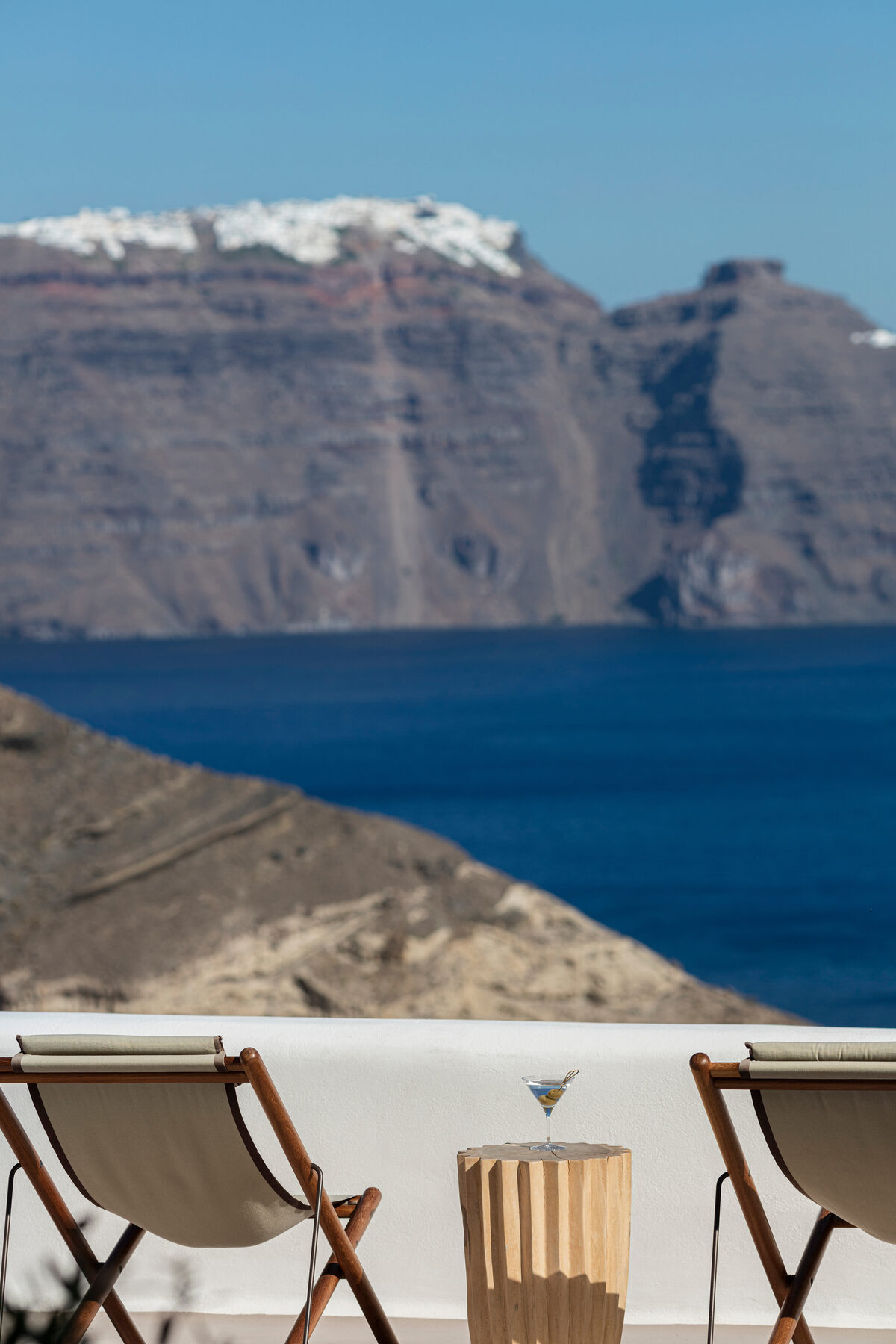View over the Santorini caldera