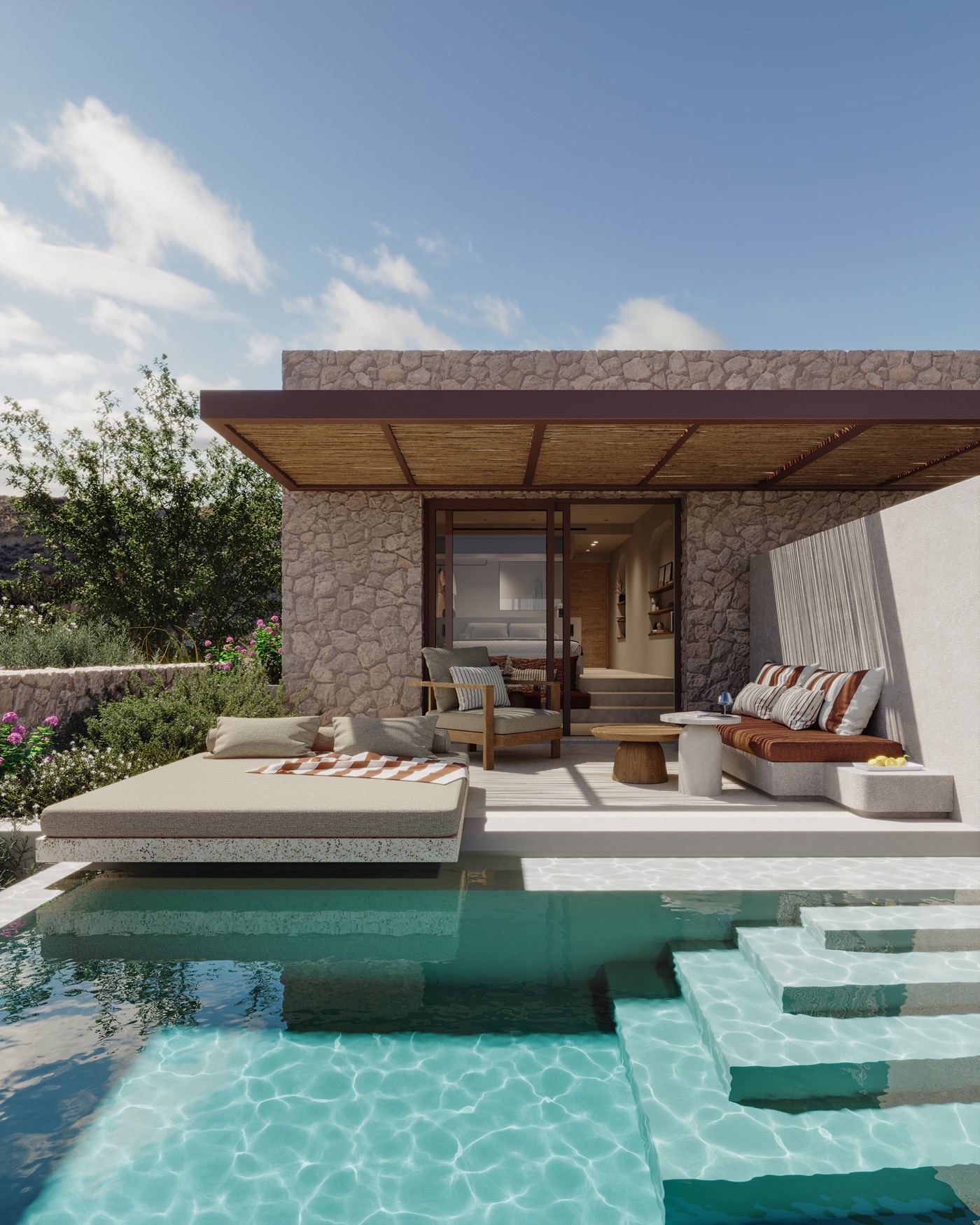 Onero Milos — Eos pool suite