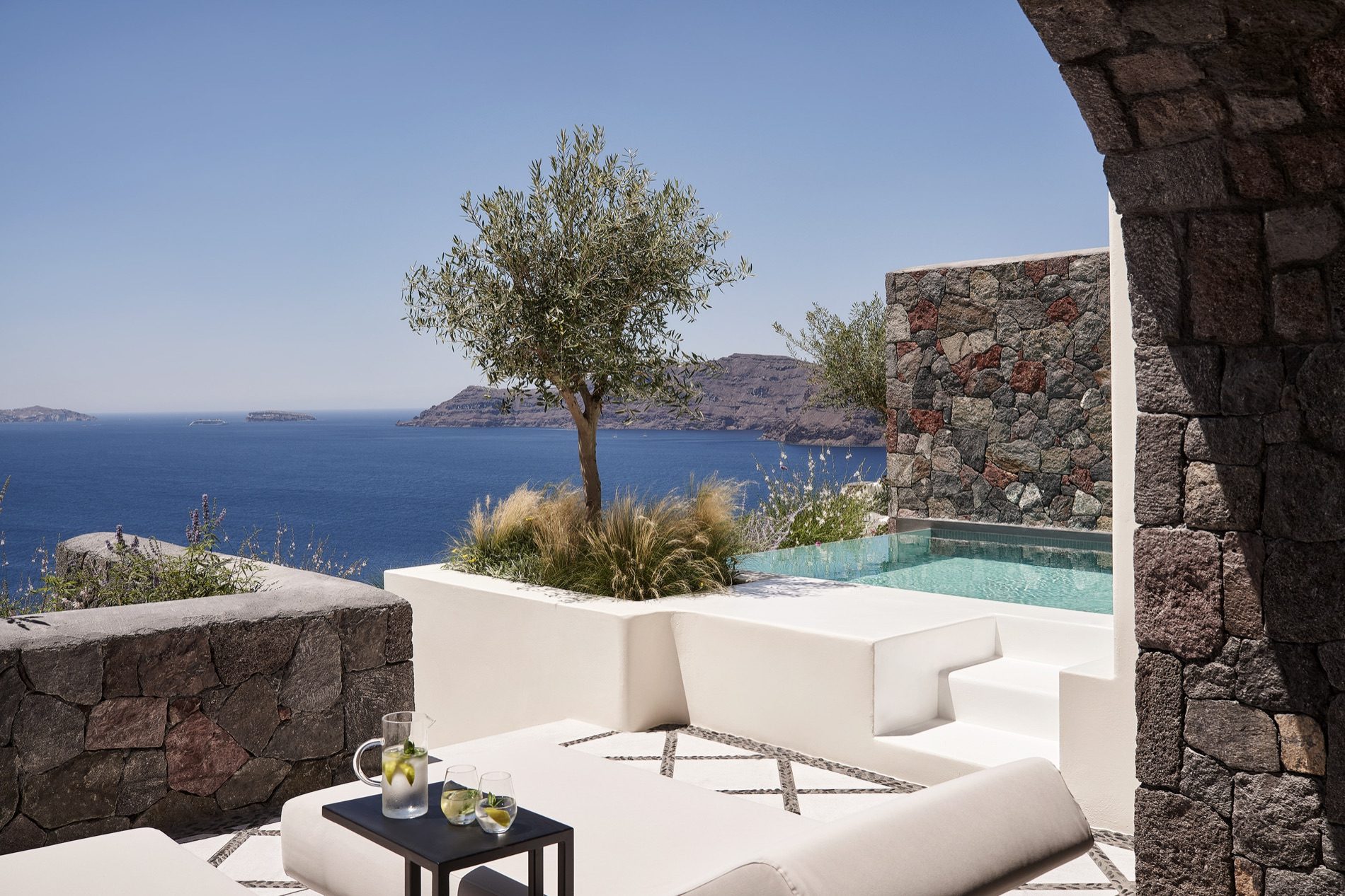 Private pool suite terrace