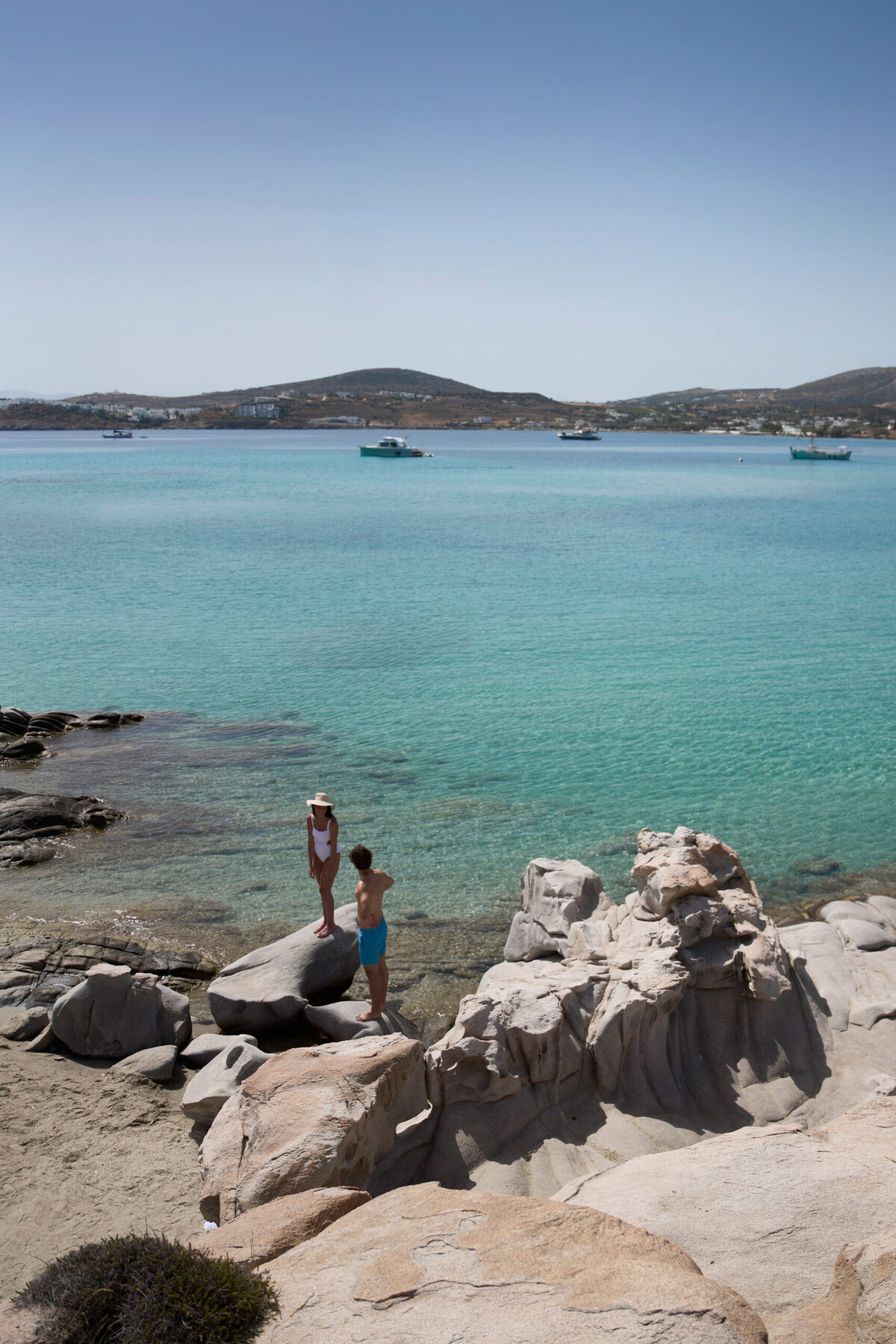 Whitewashed lanes and bougainvillea on Paros